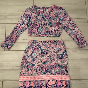 Lilly Pulitzer set, size M